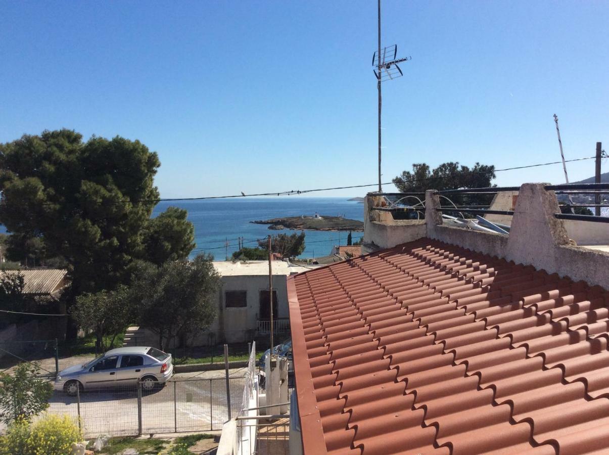 Sofia'S Seaview Villa Near Airport And Beach Artémida Eksteriør bilde