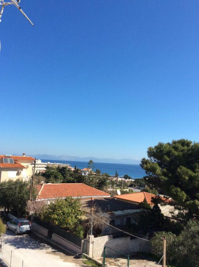 Sofia'S Seaview Villa Near Airport And Beach Artémida Eksteriør bilde